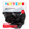 PARTY EXPO BALLOONS 12″ 10 CT BLACK