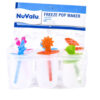 NUVALU ICE FREEZE POP MAKER 6PCS 7.1X3.0X4.3″ 94G