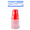 NUVALU PLASTIC DISPOSABLE RED CUPS 20PCS 300ML