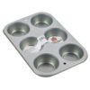 TABLE KING MUFFIN & CUPCAKE BAKING PAN 6 CUPS 10.4″X7″X1.2″