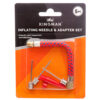 KINGMAN INFLATING NEEDLE & ADAPTER 5PCS SET