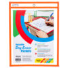 DRY ERASE POCKETS REUSABLE 9″ X 12″ ASST COLOR