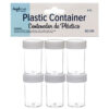 PLASTIC CONTAINERS 2″ X 1″ 6 CT