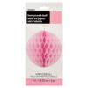 HANGING DECO HONEYCOMB BALL 8″ LOVELY PINK