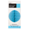 HANGING DECO HONEYCOMB BALL 8″ POWDER BLUE