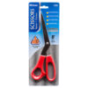 BAZIC SCISSORS LEFT HANDED BENT STAINLESS STEEL 8″ ASST CLR