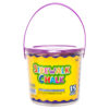 CHALK SIDEWALK 15PC W/BUCKET #BAZIC