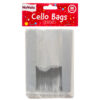 NUVALU CELLO BAG 60CT CLEAR 6″ X 4″ X 2″