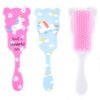 HAIR BRUSH UNICORN DEGN SMALL ASST CLR & DEGN #157196