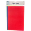 ANGELS CRAFT FOAM SHEET PRIMARY COLORS 21.5 CM X 29 CM