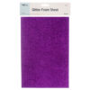 CRAFT FOAM SHEET 8.5″ X 11″ 3PCS GLITTER 3 ASST CLR