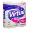 VIRTUE BATH TISSUE 4PK 225CT POWDER SCENT