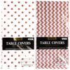 TABLE COVER ROSE GOLD ASSORTED DESIGN 54IN X 84IN