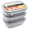 FARBERWARE GLASS FOOD STORAGE 3PC GREY LID TRIM