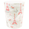 PLASTIC WASTEBASKET PARIS DESIGN