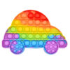 TOY POP IT CAR RAINBOW COLOR