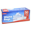 GARBAGE BAGS 8GAL/50CT W/ TWIST TIES