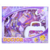 TOY DOCTOR PLAY SET PURPLE 13PCS