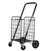 SHOPPING CART HEAVY DUTY MEDIUM BLACK 360 SPINNING