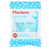 PLACKERS TWIN-LINE DENTAL FLOSSERS COOL MINT 35 CT