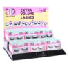 3D J LASH EXTRA VOLUME LASHES PINK 36PCS DISPLAY