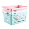 NUVALU PLASTIC KIDS STORAGE BASKET 3 ASST CLRS #3