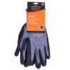 KINGMAN GLOVE D. BLUE FOAM LATEX BLUE/WHITE NYLON/SPANDEX /POLYPALM