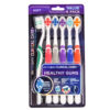 DENTALGURU CLINICAL CARE TOOTHBRUSH HEALTHY GUMS 6 PK