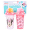 MINNIE POP-UP STRAW SIPPER CUP 2PK