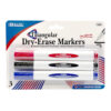 BAZIC TRIANGULAR DRY-ERASE MARKER ASSORTED COLORS #1288