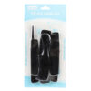 HAIR COMB 12PC SET BLACK ASST