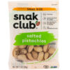 SNACK CLUB SALTED PISTACHIOS 1 OZ