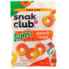 SNAK CLUB TAJIN PEACH RINGS 2.5 OZ