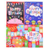 HAPPY BIRITHDAY GIFT BAGS SMALL ASSO COLORS