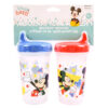 MICKEY MOUSE SPILL PROOF CUP 2 PK