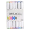 MARKERS PASTEL COLORS DUAL TIP SKETCH #1231