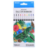 MARKERS WASHABLE 10 COLORS FELT TIP #1292