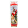 VELADORA RELIGIOUS CANDLE SAN MARTIN CABALLERO RED