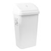 STERLITE 13 GAL SWINGTOP WASTEBASKET WHITE