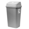 STERLITE 13 GAL SWINGTOP WASTEBASKET CEMENT