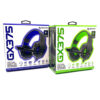 SENTRY DELUXE LIGHT-UP GAMING HEADSET W/BOOM MIC