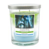 GLASS CANDLE 15oz 3-WICK TROPICAL RAIN