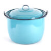 CINSA ENAMEL STEEL CONVEX POT 10QT W/LID #26