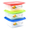 PLASTIC FOOD CONTAINER VENT SQR 3PC