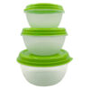 PLASTIC FOOD CONTAINER VENT RECT 3PC