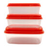 PLASTIC FOOD CONTAINER VENT RND 3PC