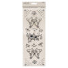 ANGELS CRAFT STONE STICKER BUTTERFLY CLEAR