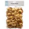 CRAFT FABRIC FLOWER PETALS GOLD