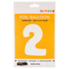 FOIL BALLOON MEDIUM NUMBER #2 15.75″ ROSE GOLD