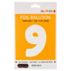 FOIL BALLOON MEDIUM NUMBER #9 15.75″ ROSE GOLD